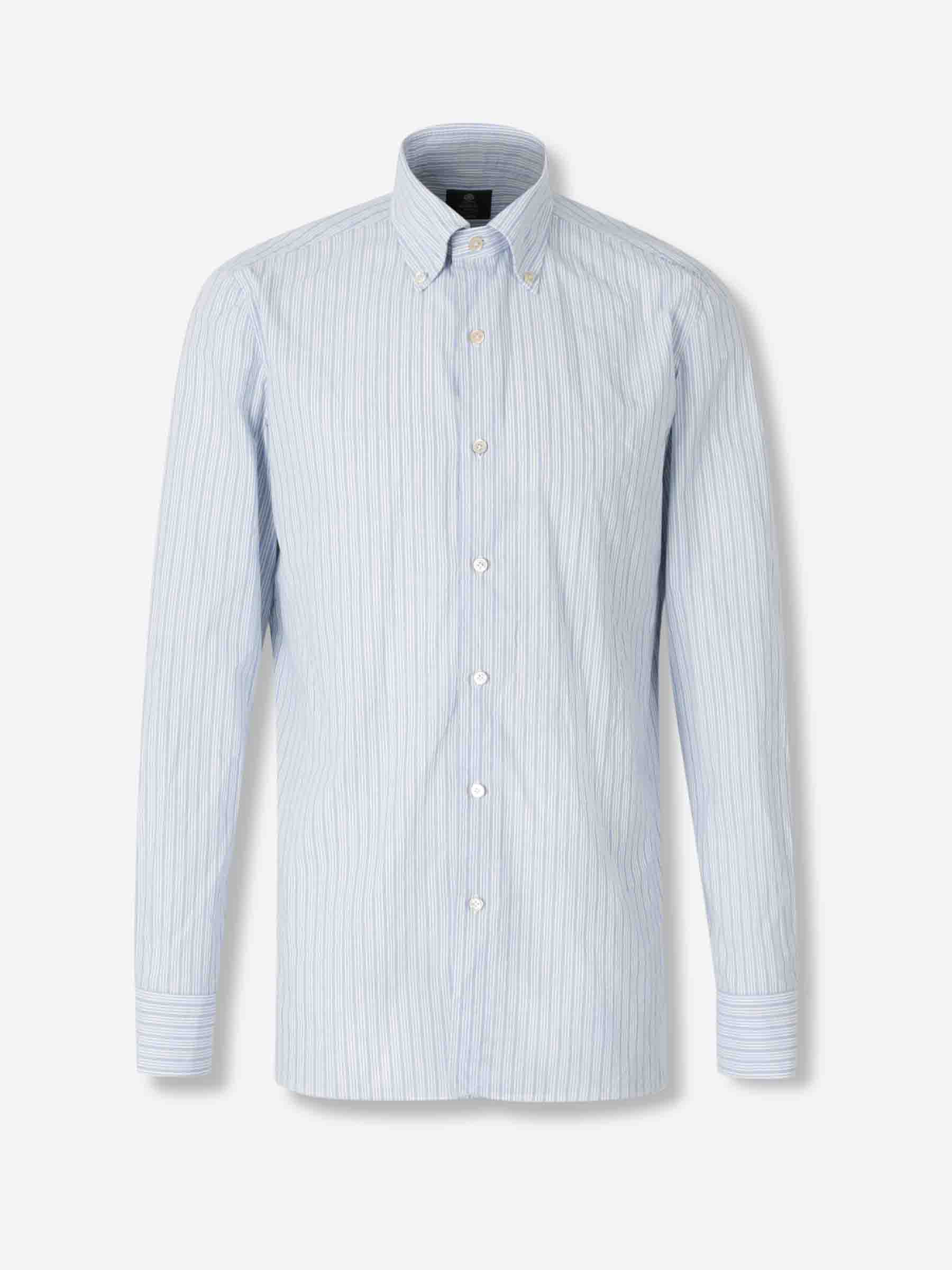 Borrelli Hombre Barcelona Camisa Vestir color Azul Celeste sku 531-006637 01 - Foto 1