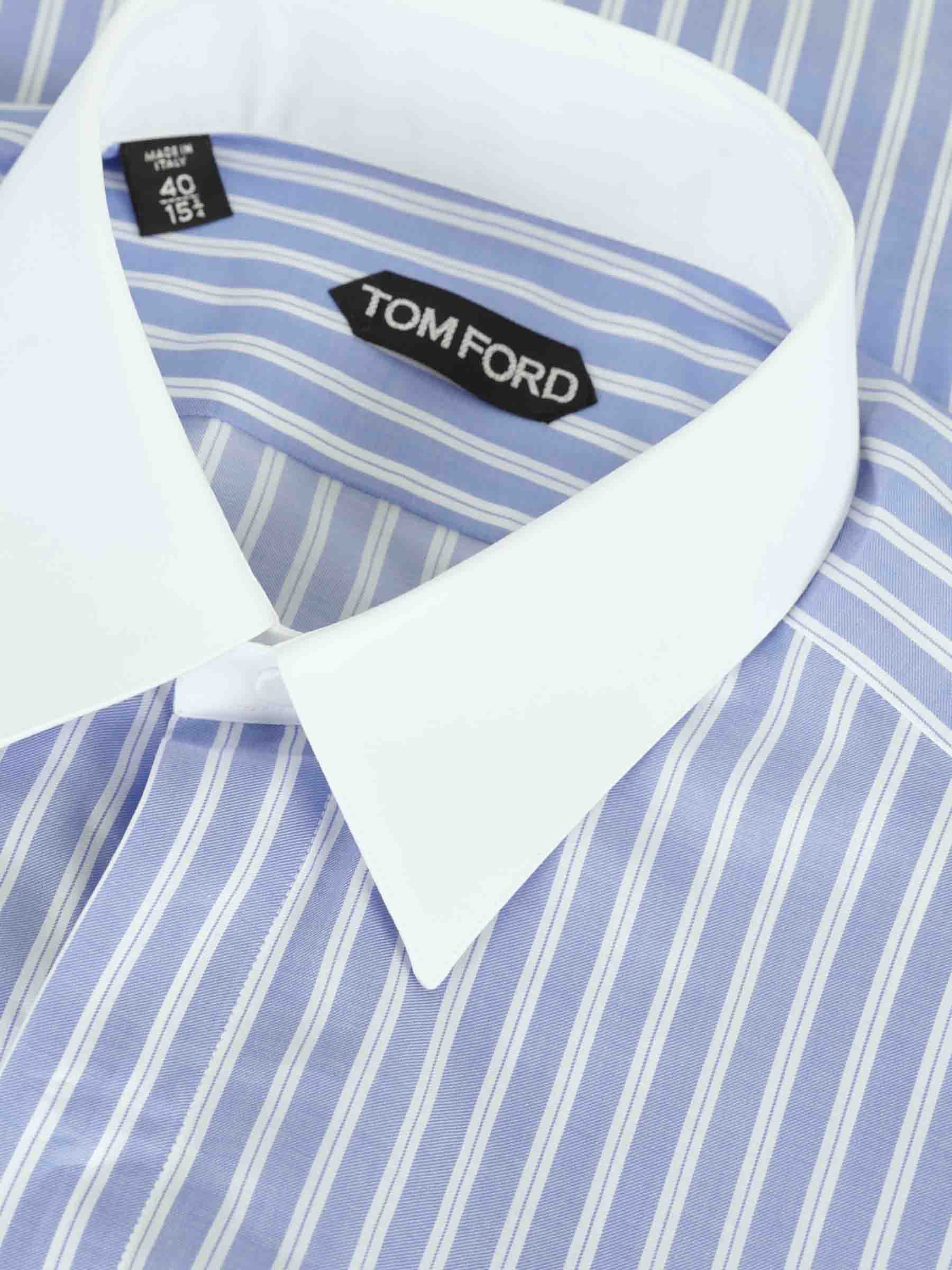 Tom Ford – Striped Dress Shirt Hombre 531-006638 01