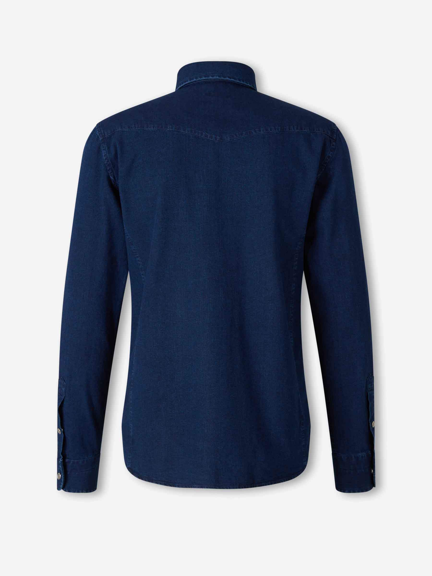 Tom Ford Hombre Barcelona Camisa Denim Casual color Azul Denim Oscuro sku 531-006639 01 - Foto 2