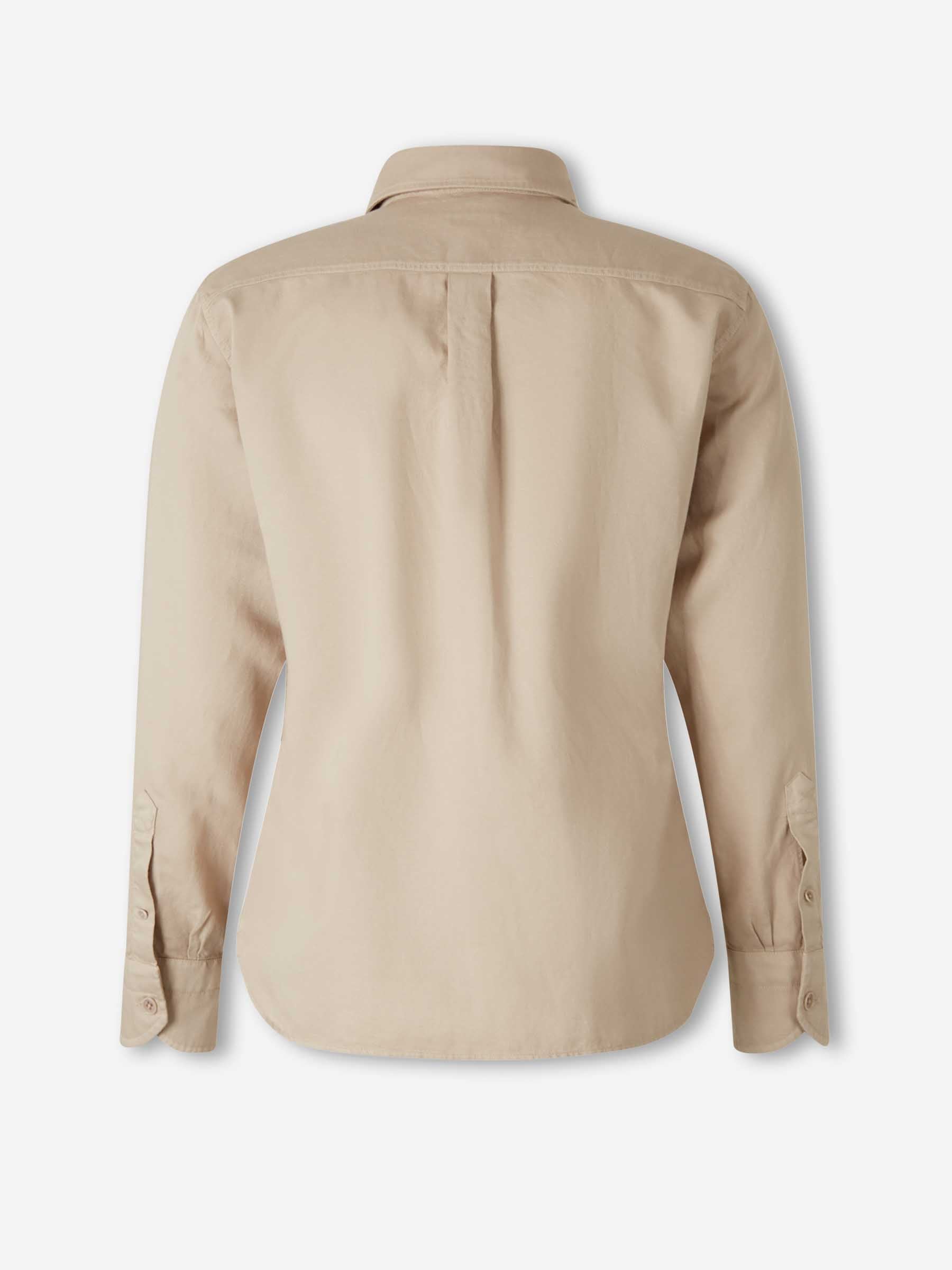 Tom Ford Hombre Barcelona Camisa Casual Lisa color Camel sku 531-006640 01 - Foto 2