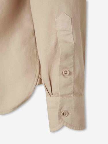 Tom Ford Hombre Barcelona Camisa Casual Lisa color Camel sku 531-006640 01 - Foto 4