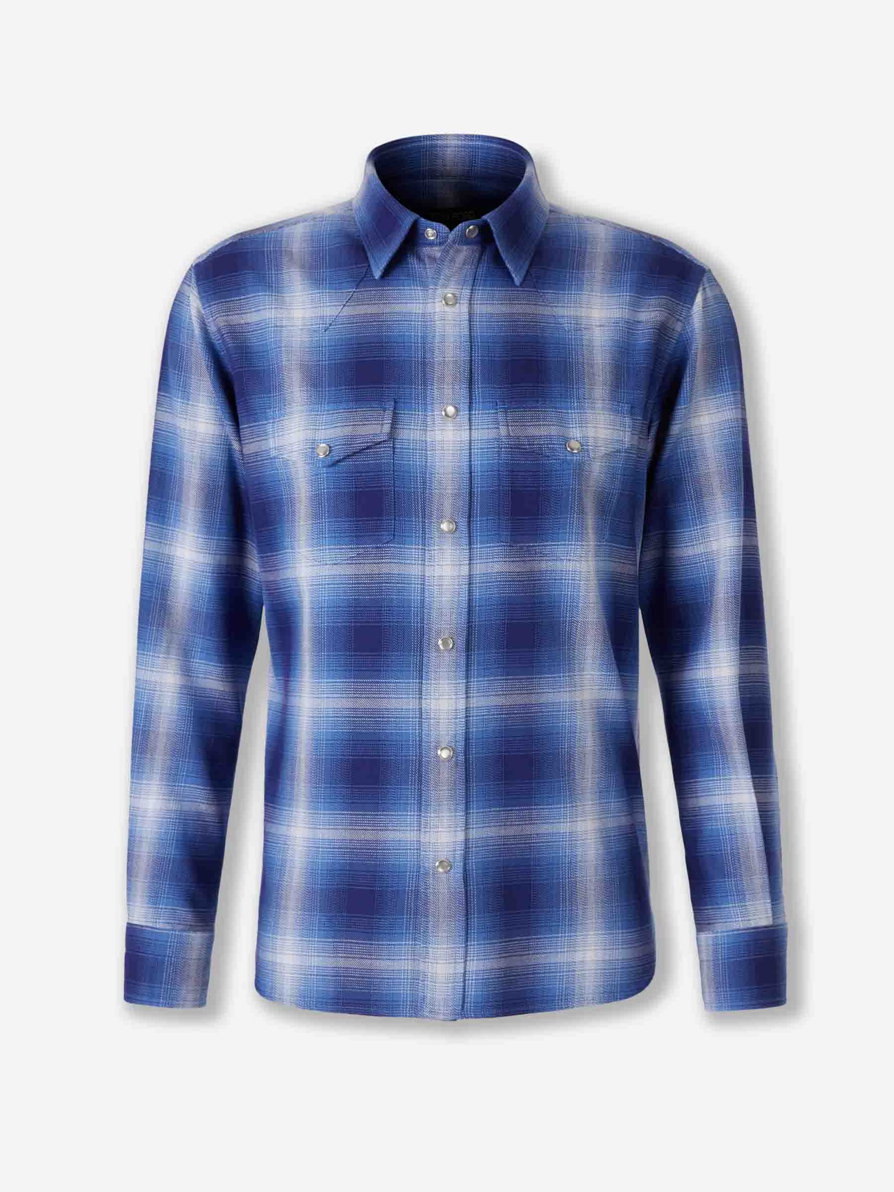 Tom Ford Hombre Barcelona Camisa Casual Western color Azul sku 531-006641 01 - Foto 1