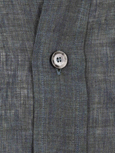 Brioni Hombre Barcelona Camisa Casual Lino color Verde Oscuro sku 531-006643 01 - Foto 3