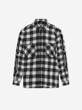 Amiri Hombre Barcelona Camisa Oversized Cuadros color Blanco Y Negro sku 531-006644 01 - Foto 1