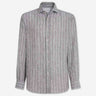 Brunello Cucinelli Hombre Barcelona Camisa Cuello Francés color Marrón Oscuro sku 531-006647 01 - Foto 1