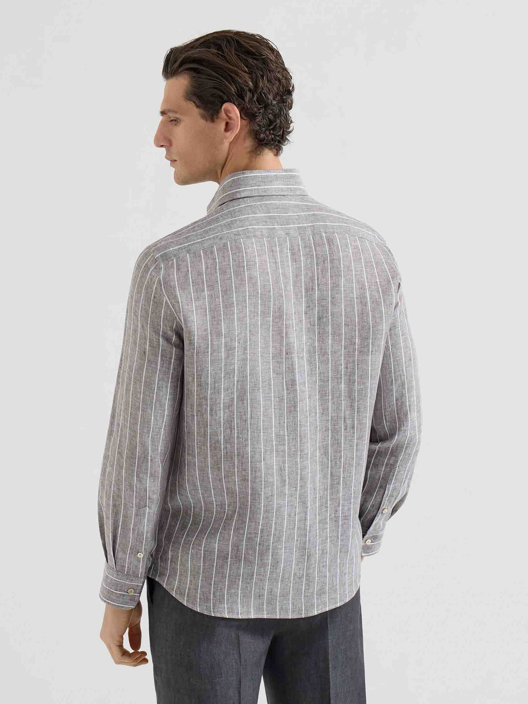 BRUNELLO CUCINELLI☆モニーレシャツ☆ Brunello Cucinelli Monili-Pocket Poplin Shirt | Sendegaro AE