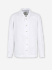 Brunello Cucinelli Hombre Barcelona Camisa Casual Lino color Blanco sku 531-006649 01 - Foto 1