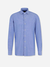 Luigi Borrelli Hombre Barcelona Camisa Manga Larga color Azul sku 531-006650 02 - Foto 1