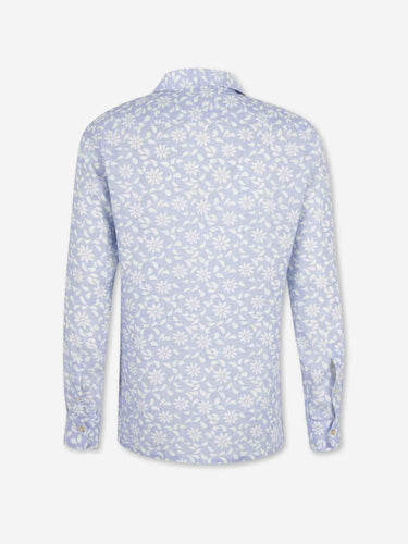 Luigi Borrelli Hombre Barcelona Camisa Estampada color Azul sku 531-006651 01 - Foto 2