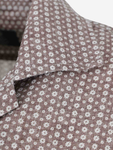 Luigi Borrelli Hombre Barcelona Camisa Estampada color Marrón sku 531-006651 02 - Foto 4