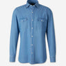 Luigi Borrelli Hombre Barcelona Camisa Denim Algodón color Azul Denim sku 531-006652 01 - Foto 1