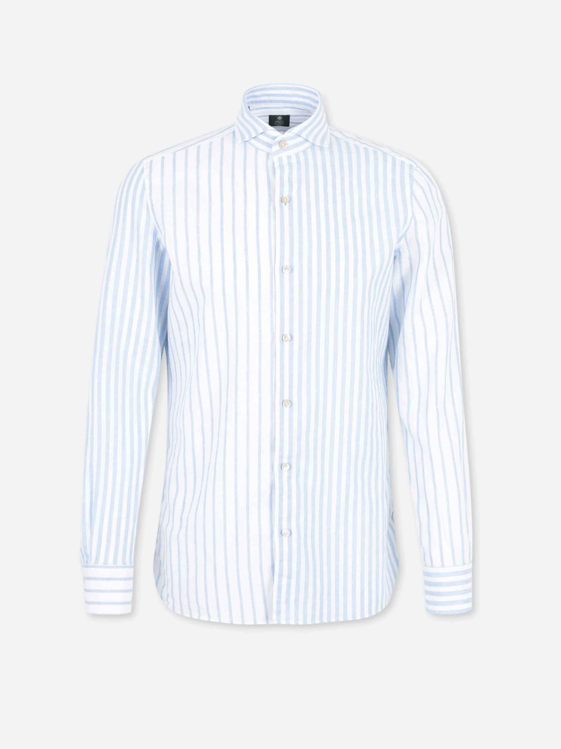 Luigi Borrelli – Striped Shirt Hombre 531-006653 01