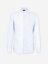 Luigi Borrelli Hombre Barcelona Camisa Listada color Azul sku 531-006653 01 - Foto 1