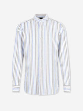 Luigi Borrelli Hombre Barcelona Camisa Listada color Multicolor sku 531-006655 02 - Foto 1