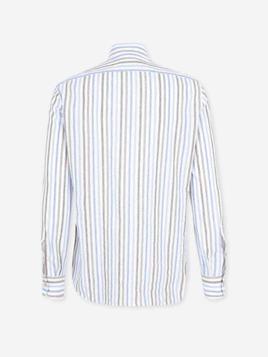 Luigi Borrelli Hombre Barcelona Camisa Listada color Multicolor sku 531-006655 02 - Foto 2