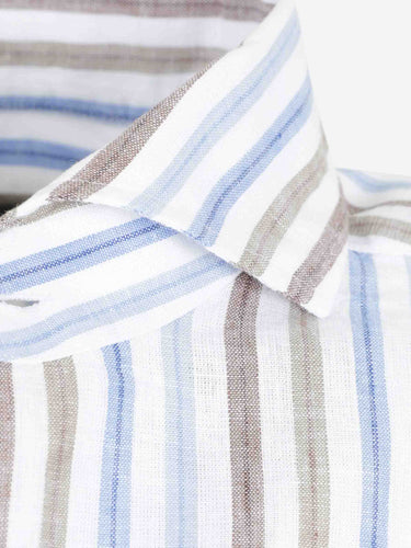 Luigi Borrelli Hombre Barcelona Camisa Listada color Multicolor sku 531-006655 02 - Foto 3