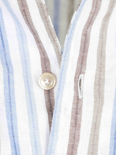 Luigi Borrelli Hombre Barcelona Camisa Listada color Multicolor sku 531-006655 02 - Foto 4