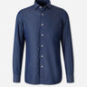 Luigi Borrelli Hombre Barcelona Camisa Lisa Algodón color Azul Denim Oscuro sku 531-006659 01 - Foto 1