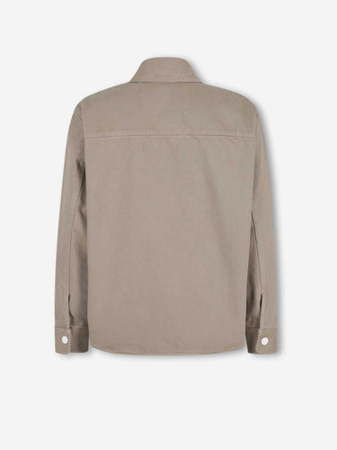 Ami Paris Hombre Barcelona Sobrecamisa Logo color Marrón sku 531-006669 01 - Foto 2
