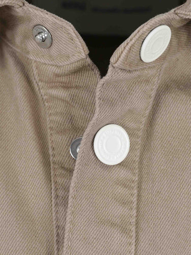 Ami Paris Hombre Barcelona Sobrecamisa Logo color Marrón sku 531-006669 01 - Foto 4
