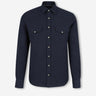 Canali Hombre Barcelona Camisa Lisa color Azul Marino sku 531-006671 01 - Foto 1