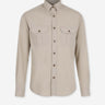 Canali Hombre Barcelona Camisa Casual Algodón color Camel sku 531-006672 01 - Foto 1