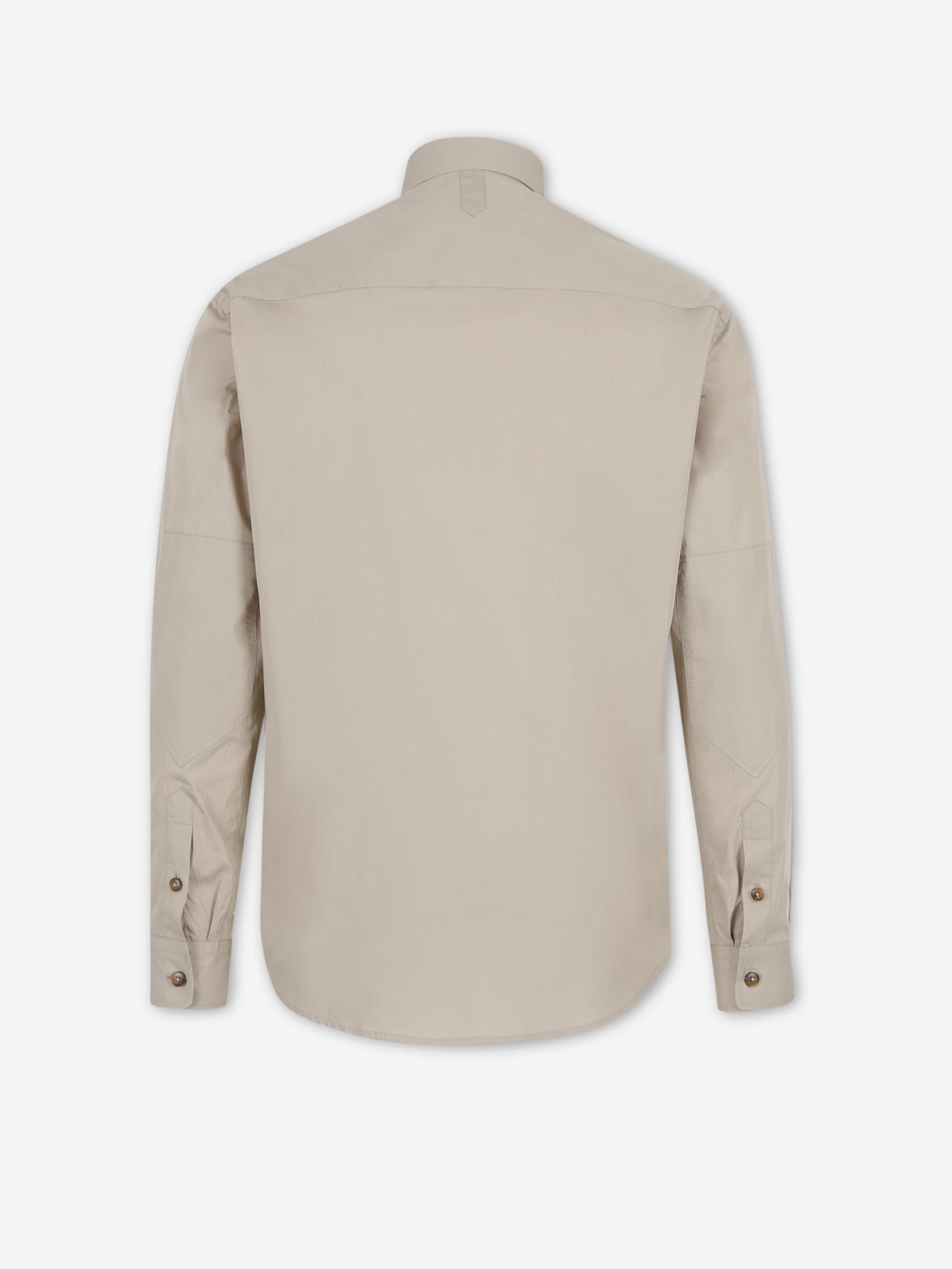 Canali Hombre Barcelona Camisa Casual Algodón color Camel sku 531-006672 01 - Foto 2