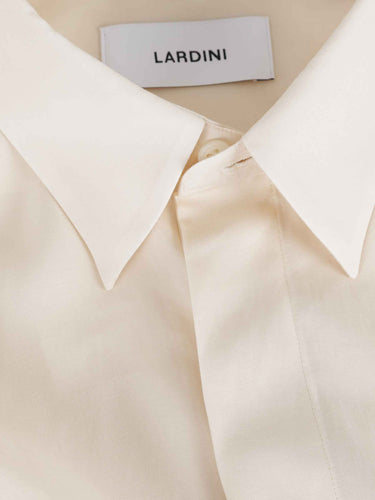 Lardini Hombre Barcelona Camisa Lisa Tencel color Crema sku 531-006676 01 - Foto 3