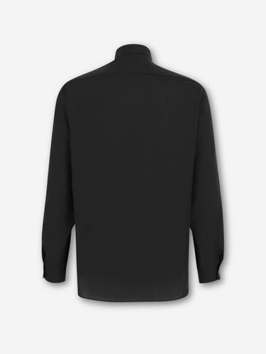 Lardini Hombre Barcelona Camisa Lisa Tencel color Negro sku 531-006676 02 - Foto 2