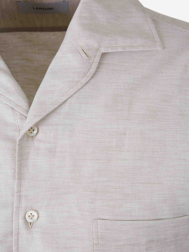 Lardini Hombre Barcelona Polo Liso Lino color Lino sku 531-006677 01 - Foto 3