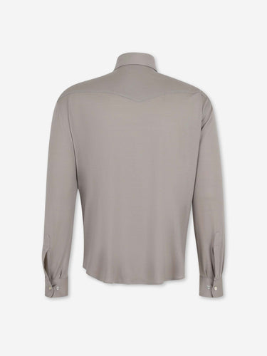 Marco Pescarolo Hombre Barcelona Camisa Ribot color Gris Claro sku 531-006678 01 - Foto 2