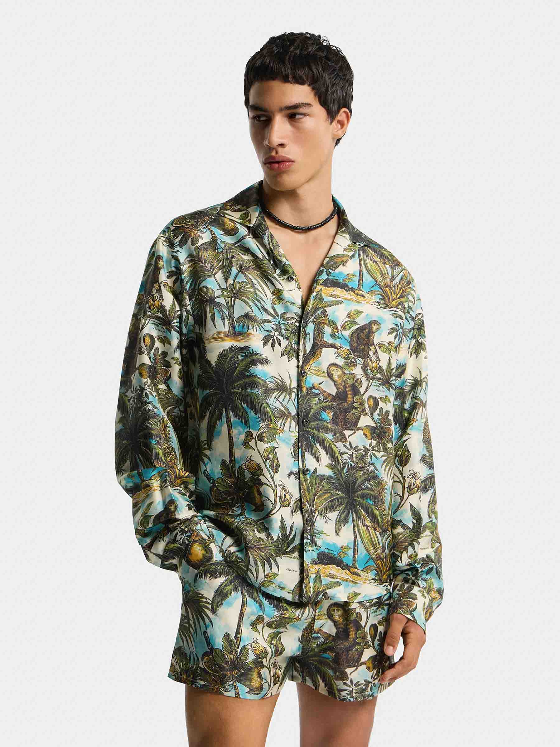 Dsquared2 Hombre Barcelona Camisa Monkey Print color Multicolor sku 531-006682 01 - Foto 2