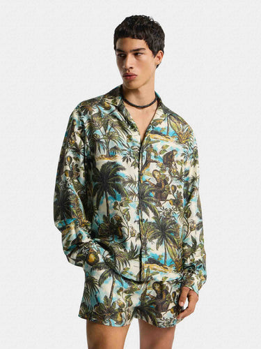 Dsquared2 Hombre Barcelona Camisa Monkey Print color Multicolor sku 531-006682 01 - Foto 2