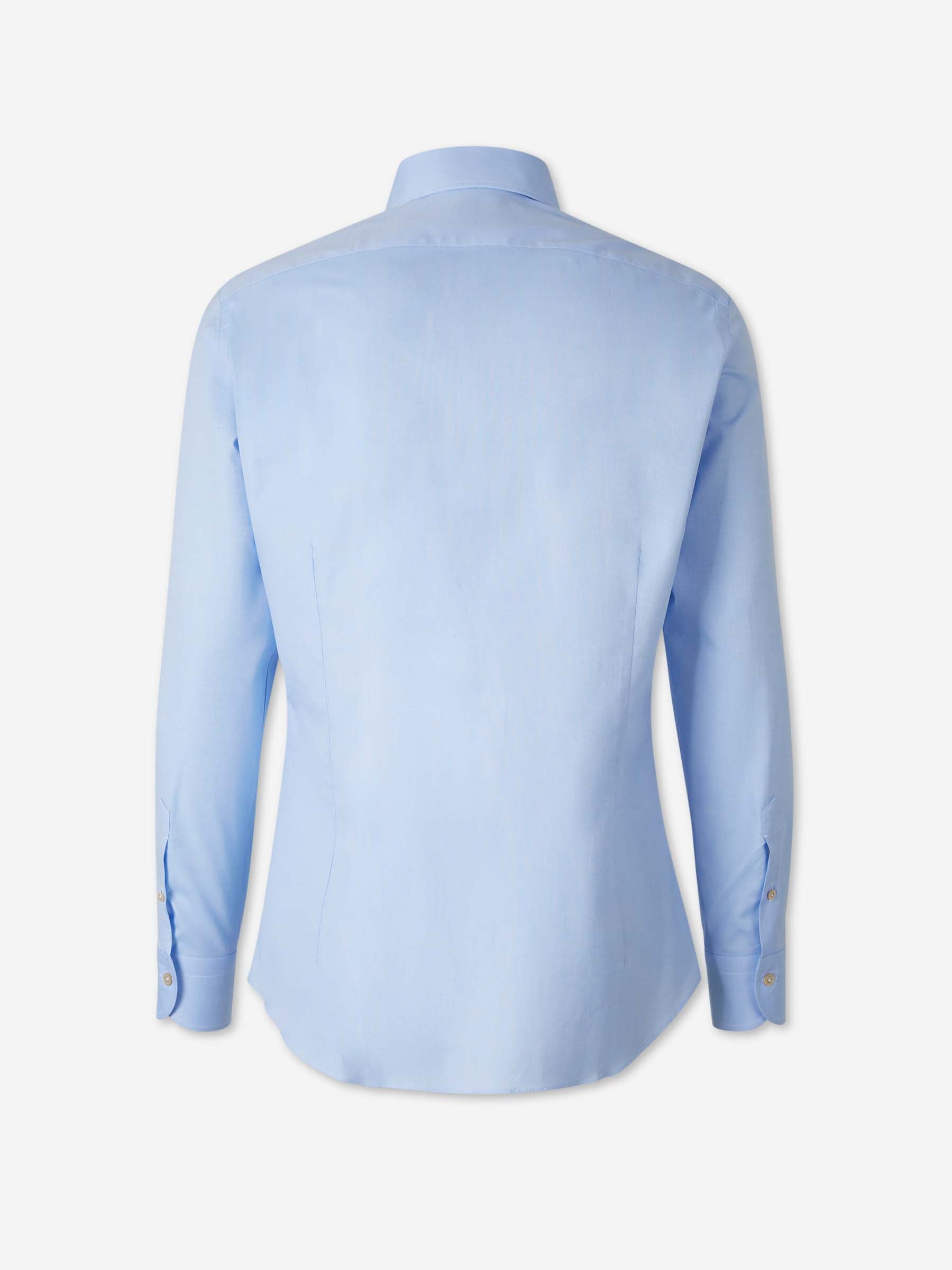 Santa Eulalia Hombre Barcelona Camisa Lisa color Azul Celeste sku 531-006683 02 - Foto 2