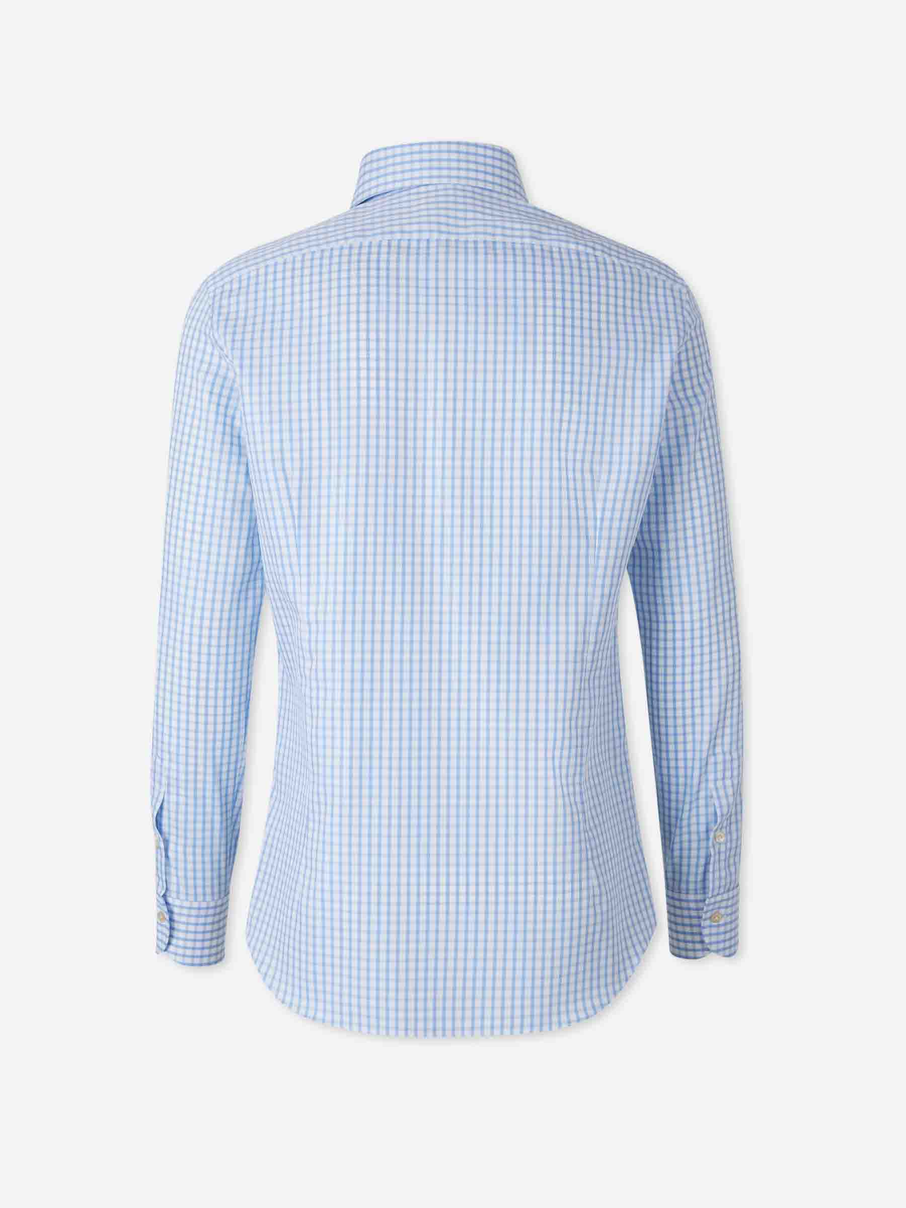 Santa Eulalia Hombre Barcelona Camisa Cuadros color Azul Celeste sku 531-006684 02 - Foto 2
