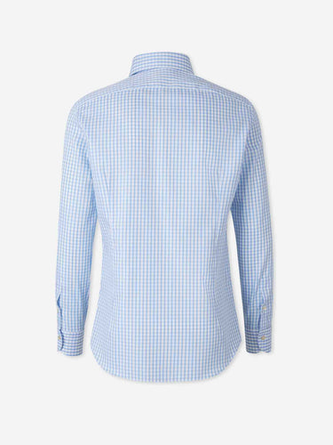 Santa Eulalia Hombre Barcelona Camisa Cuadros color Azul Celeste sku 531-006684 02 - Foto 2