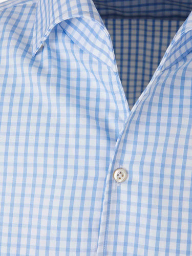 Santa Eulalia Hombre Barcelona Camisa Cuadros color Azul Celeste sku 531-006684 02 - Foto 3