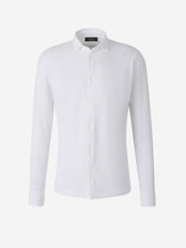 Zanone Hombre Barcelona Camisa Aberturas Algodón color Blanco sku 531-006687 01 - Foto 1