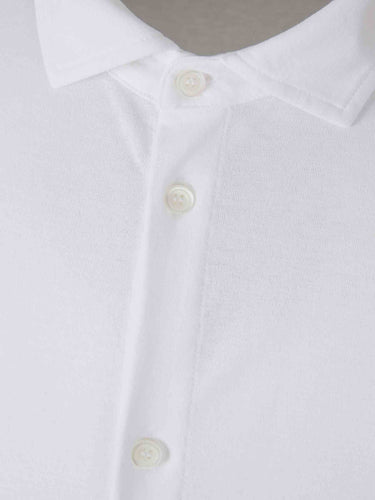 Zanone Hombre Barcelona Camisa Aberturas Algodón color Blanco sku 531-006687 01 - Foto 3