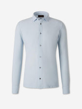 Zanone Hombre Barcelona Camisa Manga Larga color Azul Celeste sku 531-006687 03 - Foto 1