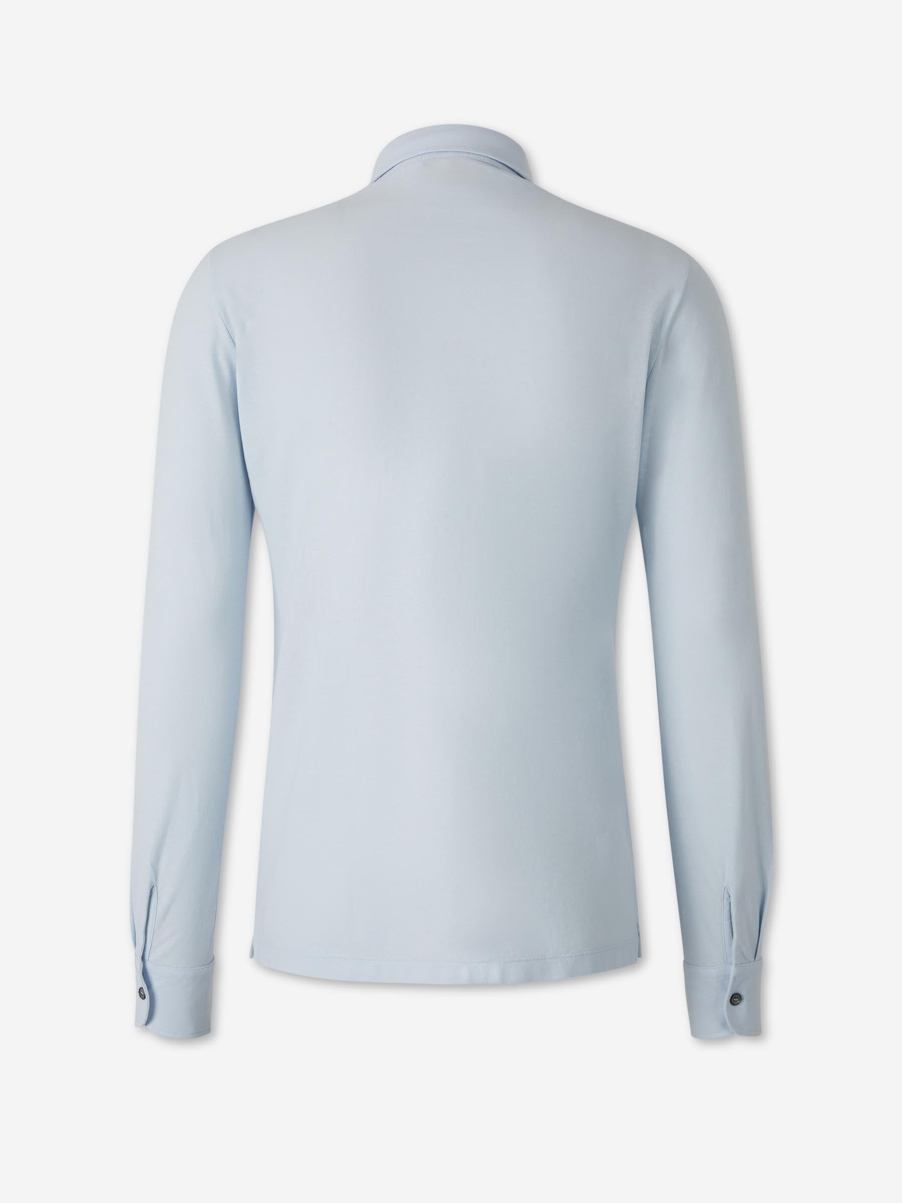 Zanone Hombre Barcelona Camisa Manga Larga color Azul Celeste sku 531-006687 03 - Foto 2