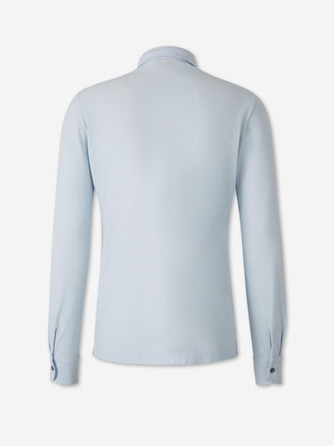 Zanone Hombre Barcelona Camisa Manga Larga color Azul Celeste sku 531-006687 03 - Foto 2