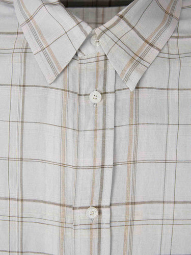 Acne Studios Hombre Barcelona Camisa Motivo Cuadros color Gris Claro sku 531-006688 01 - Foto 3