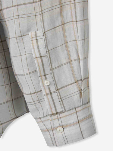 Acne Studios Hombre Barcelona Camisa Motivo Cuadros color Gris Claro sku 531-006688 01 - Foto 5