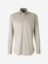 Fray Hombre Barcelona Camisa Micro Punto color Beige sku 531-006690 01 - Foto 1