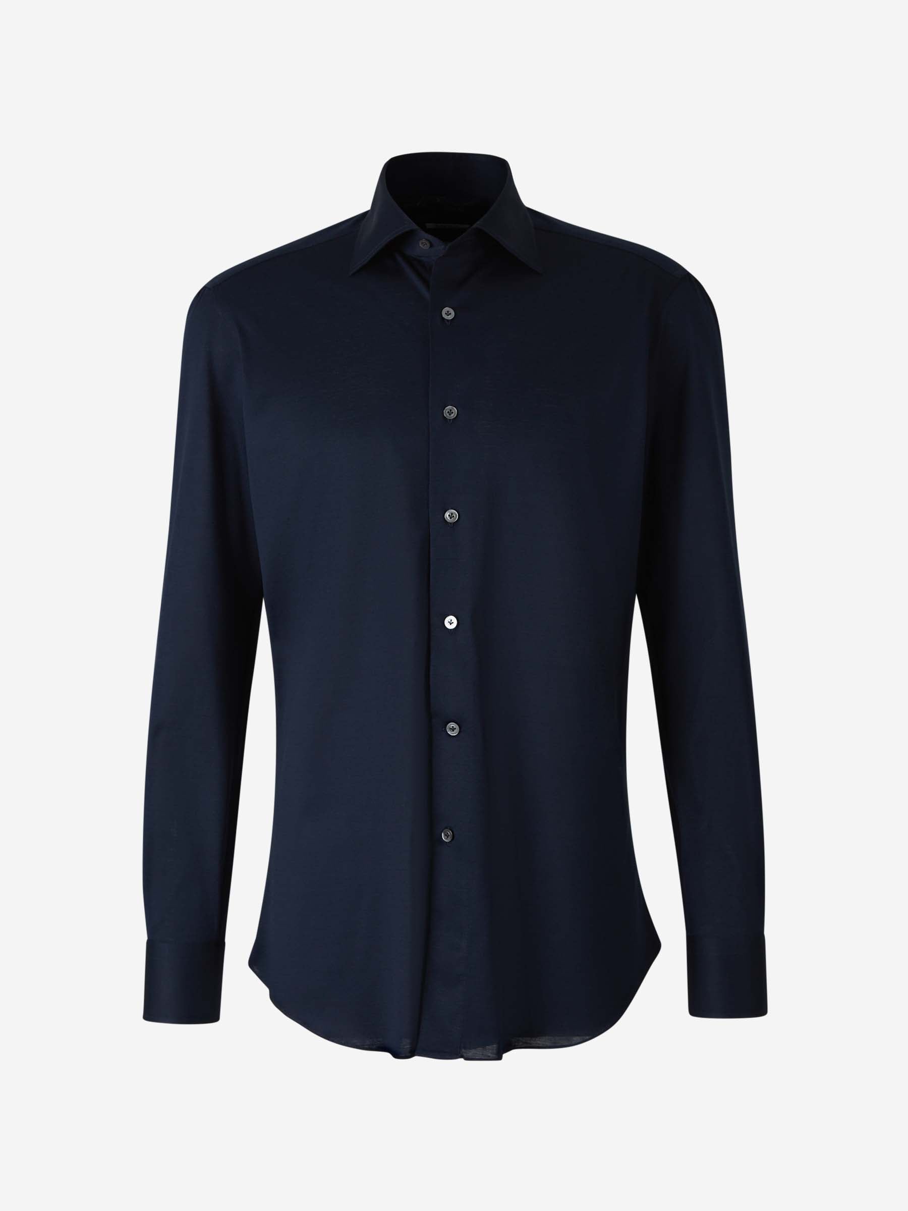Fray Hombre Barcelona Camisa Micro Punto color Azul Marino sku 531-006690 02 - Foto 1