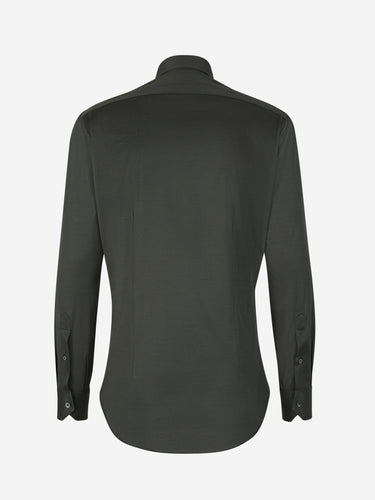 Fray Hombre Barcelona Camisa Micro Punto color Verde Oscuro sku 531-006690 05 - Foto 2
