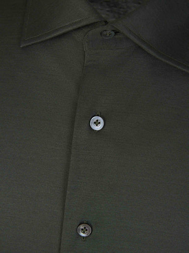 Fray Hombre Barcelona Camisa Micro Punto color Verde Oscuro sku 531-006690 05 - Foto 3