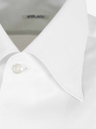 Fray Hombre Barcelona Camisa Vestir Lino color Blanco sku 531-006691 01 - Foto 3