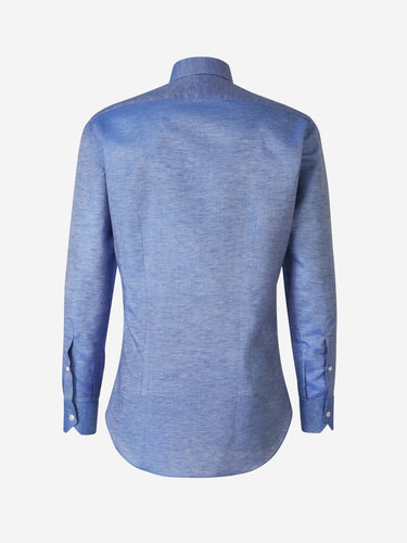 Fray Hombre Barcelona Camisa Fil a Fil Lino color Azul Celeste sku 531-006691 02 - Foto 2